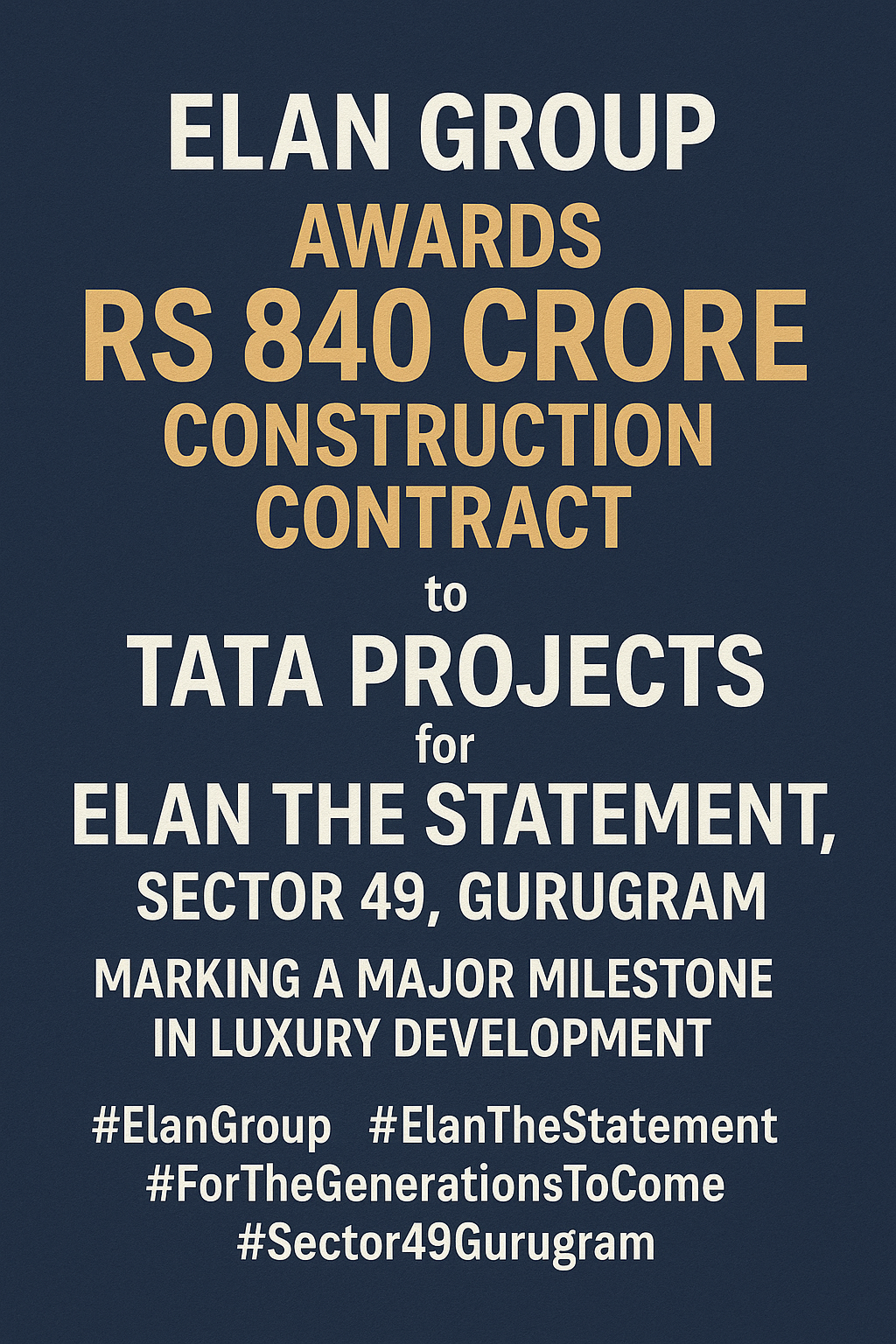 Exclusive Launch: Elan The Statement, Gurugram by Elan Group Update