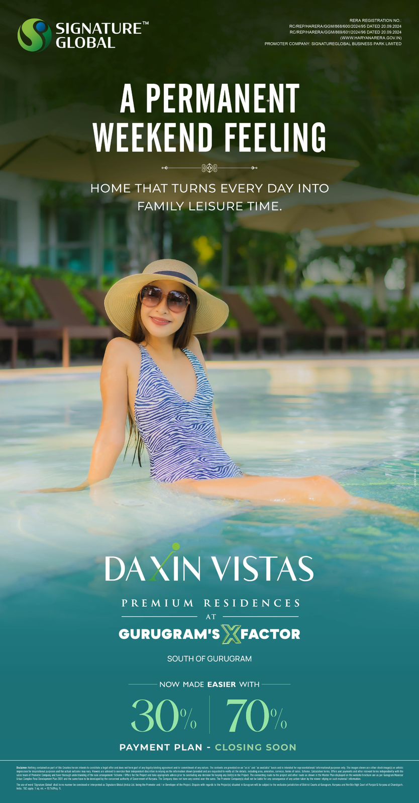 Secure Your Weekend Home at Daxin Vistas || Embrace Leisure at Gurugram's X Factor || Enjoy 30:70 Payment Plan - Act Now Update