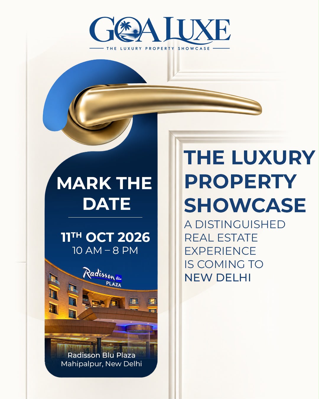 Join the Luxury Property Showcase || Discover Goa Luxe in New Delhi || Exclusive Event: Goa Luxe Showcase Update