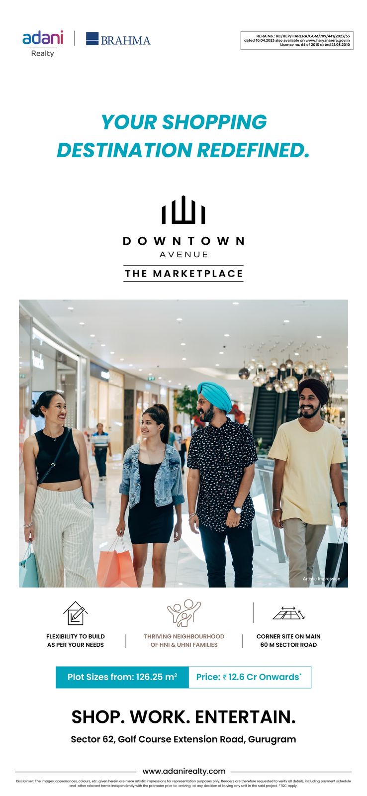 Discover Downtown Avenue by Adani Realty in Gurugram, Starting at ₹12.6 Cr Onwards! Update