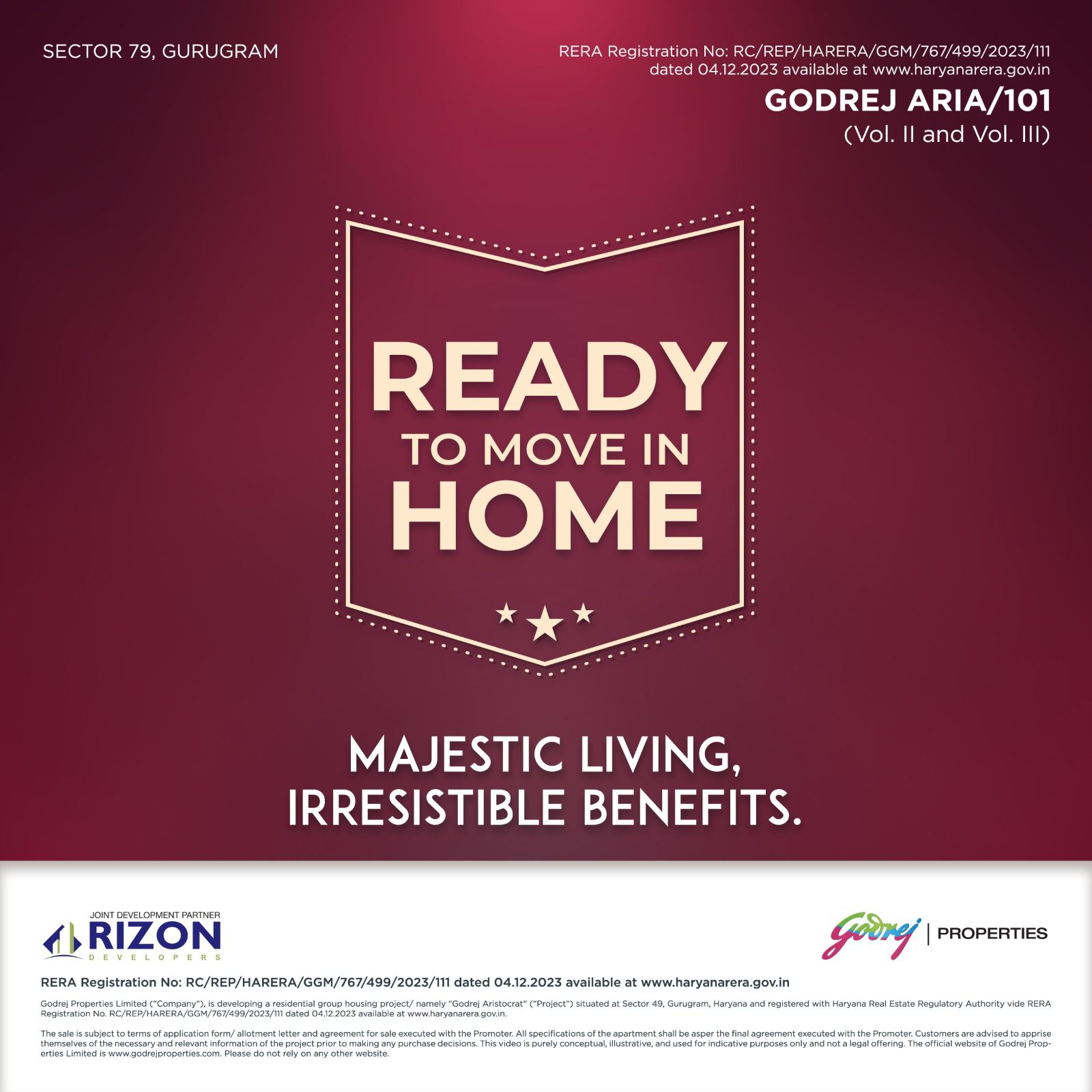 Step into Splendor at Godrej Aria/101: Luxurious Ready-to-Move Homes in Gurugram Update