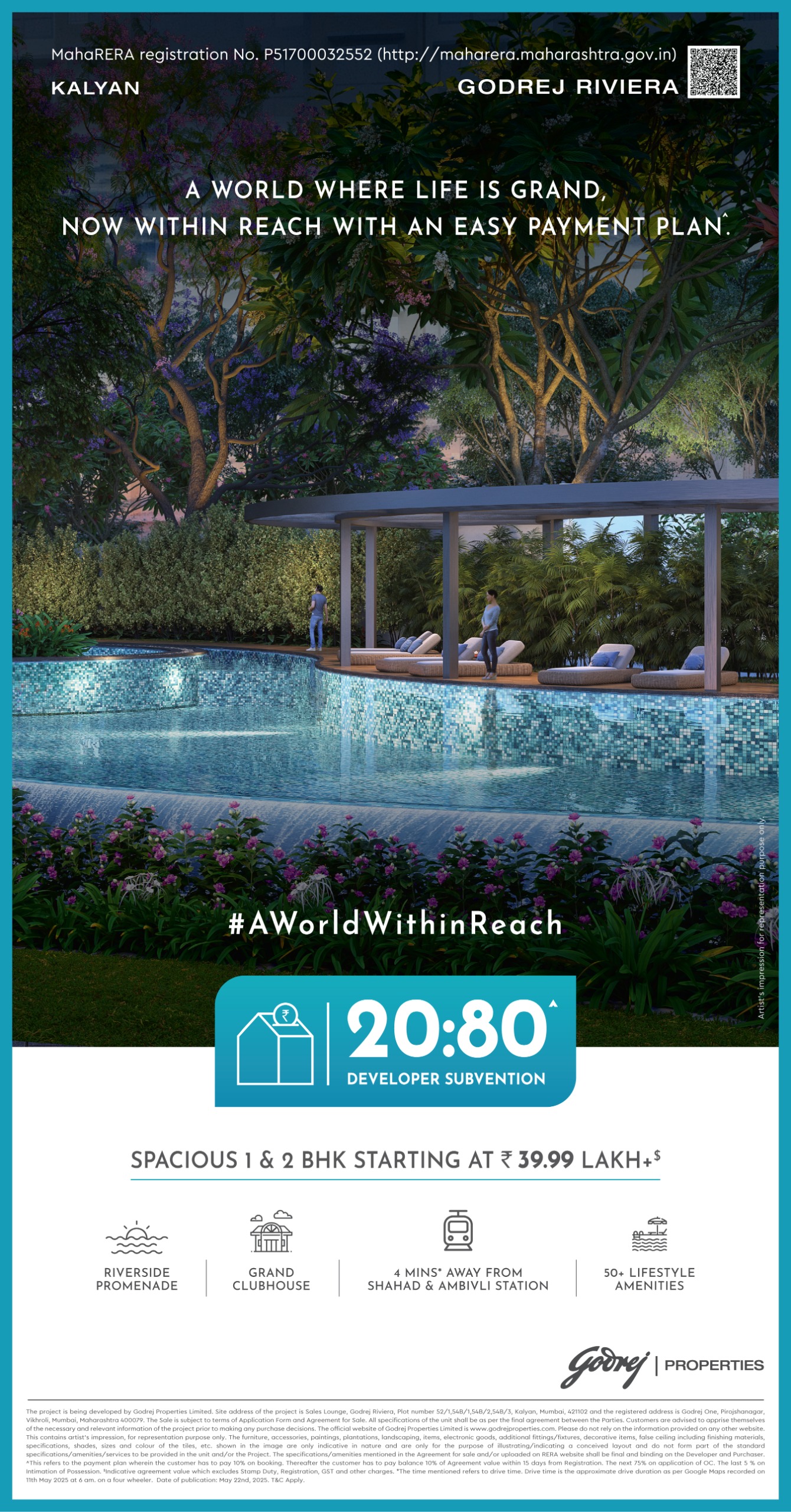 Discover Your Dream Home at Godrej Riviera, Kalyan – Starting at ₹39.99 Lakhs Update