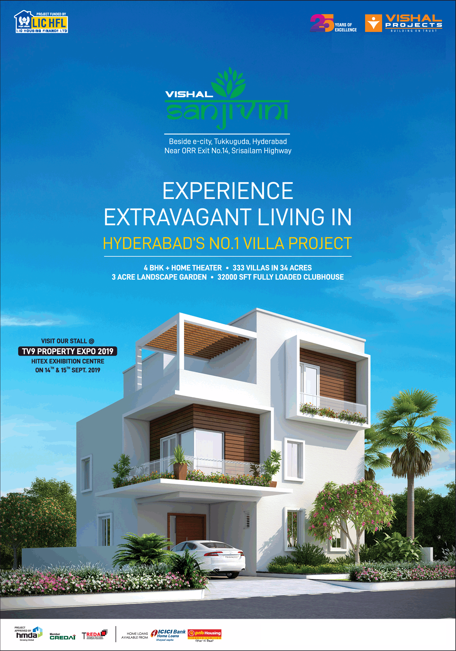 Extravagent living at Vishal Sanjivini, Hyderabad Update