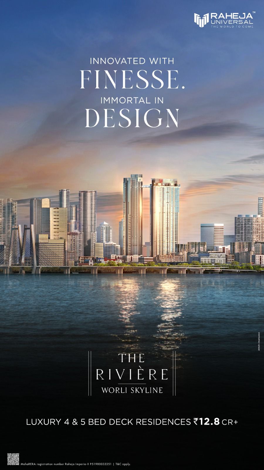 Luxury Living at The Riviere, Worli: 4 & 5 Bed Deck Residences Starting ₹12.8 Cr+ Update