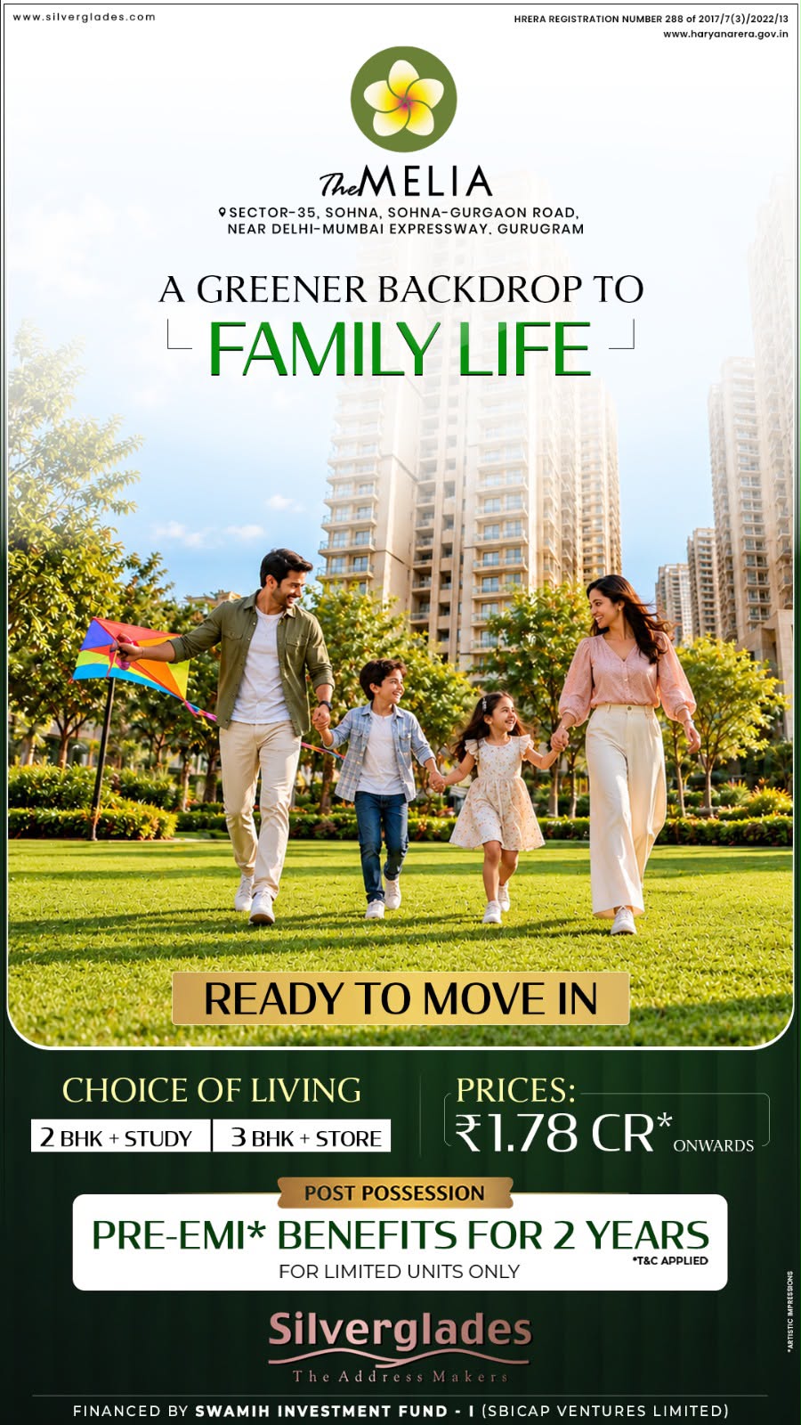 Move into The Melia Today || Explore Ready-to-Move Options at The Melia || Discover 2 & 3 BHK Homes at The Melia photo 1