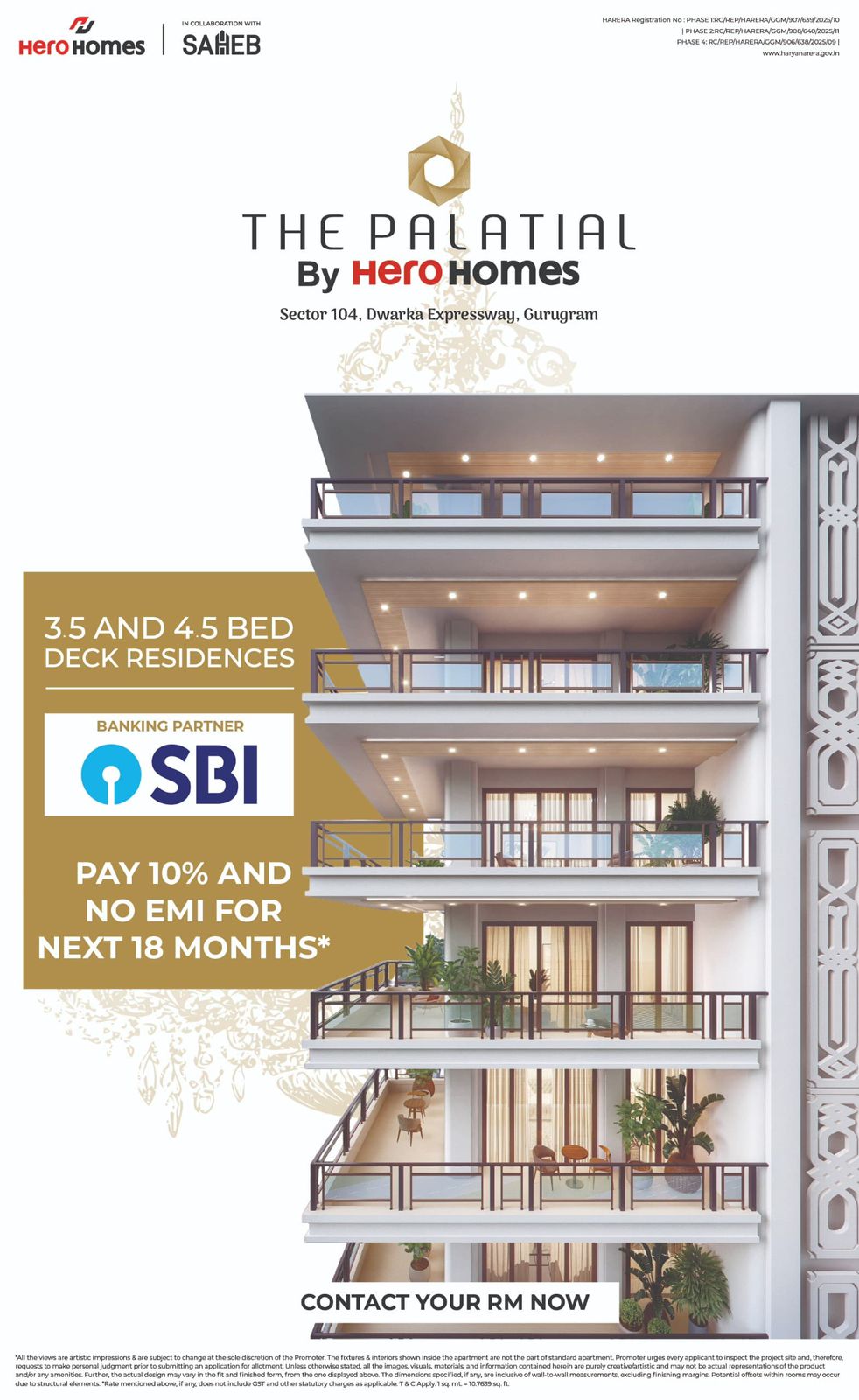 Explore Luxury Deck Residences at The Palatial by Hero Homes, Sector 104, Gurugram Update
