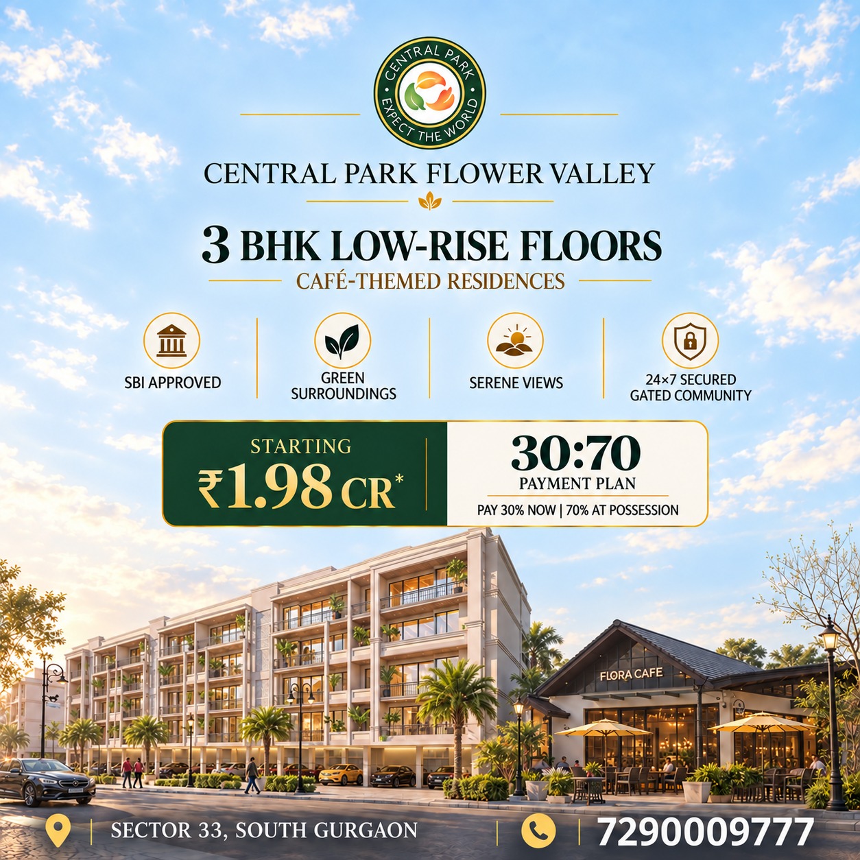 Explore 3 BHK at Central Park Flower Valley || Your Dream Home Awaits in South Gurgaon || Secure Your 3 BHK from ₹1.98 Cr Update