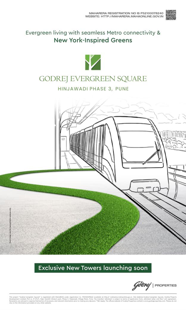 Discover Godrej Evergreen Square at Hinjawadi, Pune! Update