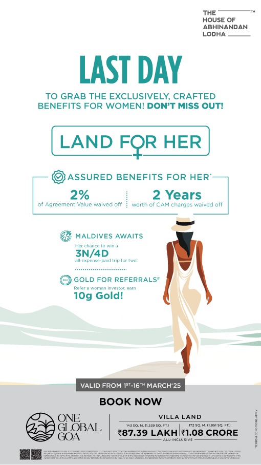 Book Your Dream Villa Land with Exclusive Benefits for Women at One Global Goa Update