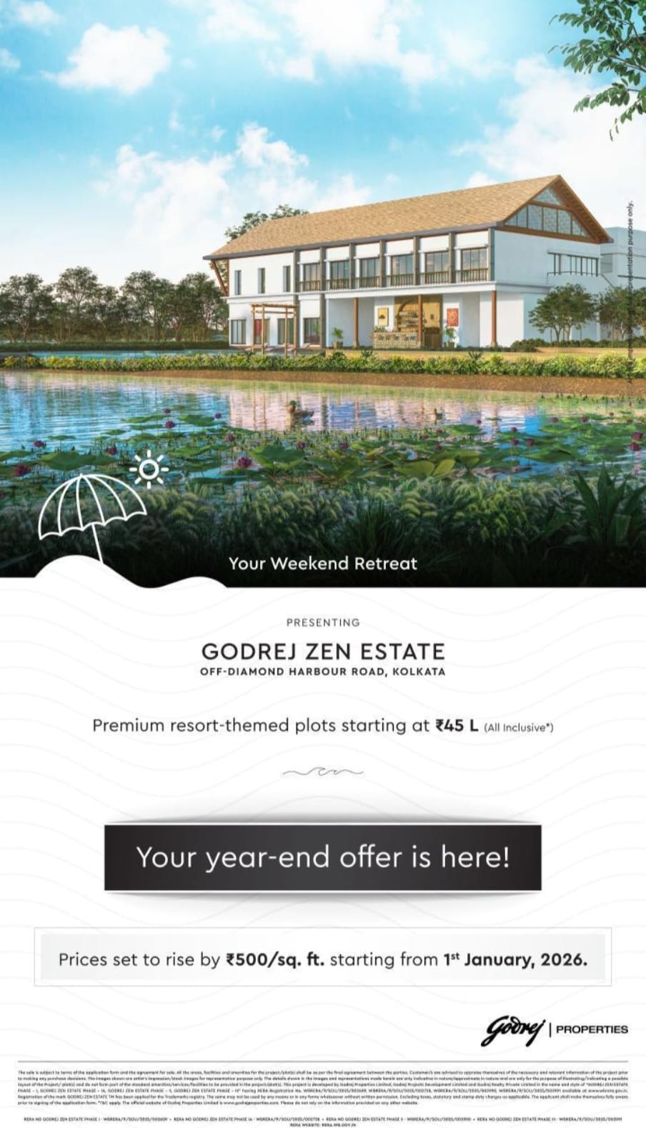 Discover Godrej Zen Estate, Kolkata - Plots Starting at ₹45 Lakh Update