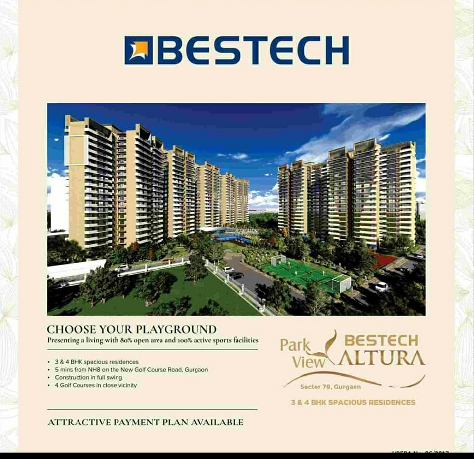 Attractive payment plan available at Bestech Park View Altura, Gurgaon Update