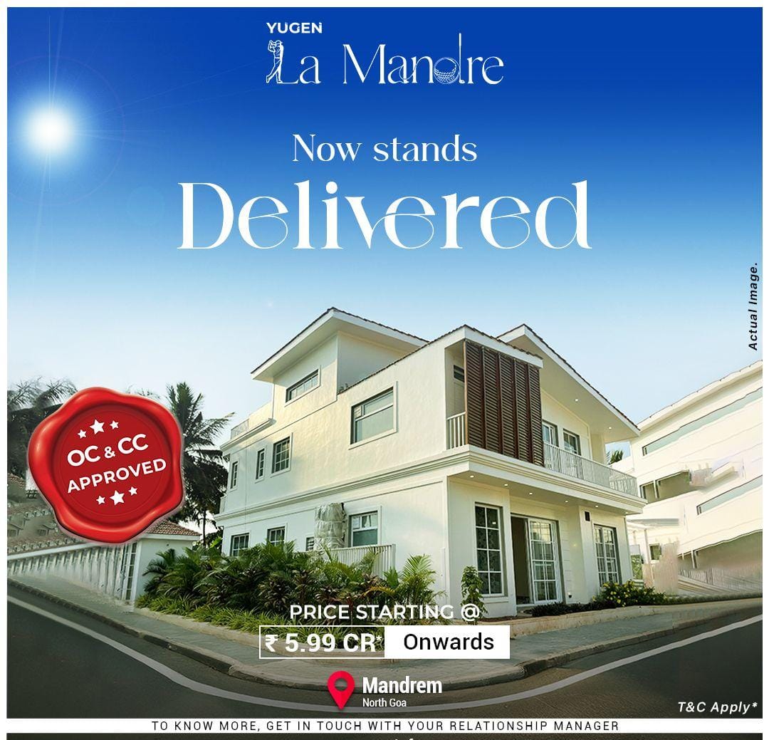 La Mandre by Yugen, Ready to move, ₹5.99CR onwards, Mandrem, North Goa Update