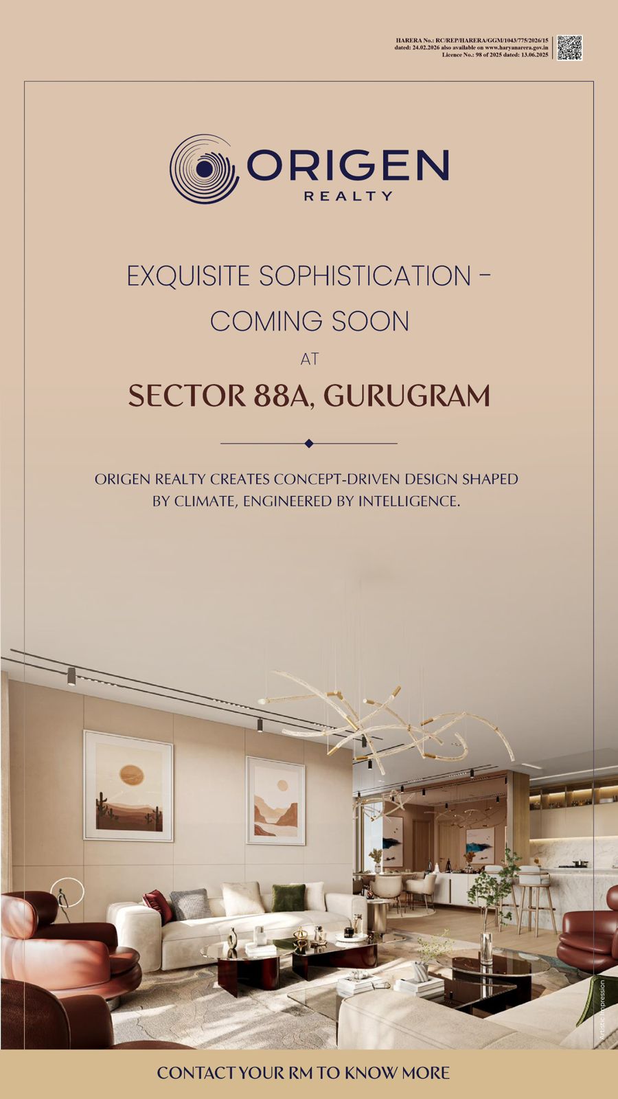 Discover Elegance with Origen Realty in Gurugram || Origen Realty's New Project: Coming Soon || Experience Sophistication at Sector 88A, Gurugram Update