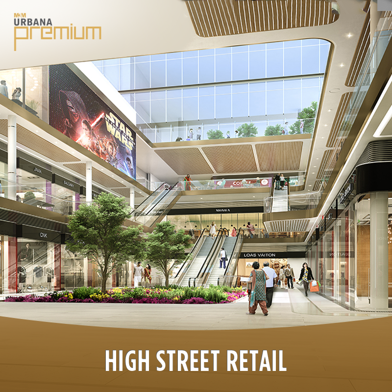 High street retail at M3M Urbana Premium in Sector 67, Gurgaon Update