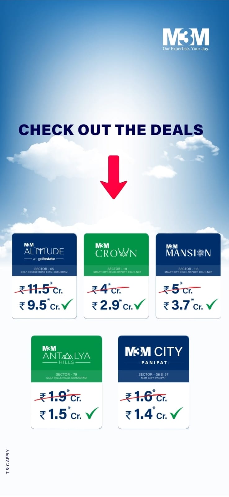 Discover Exclusive Deals on M3M Projects in Gurugram and Panipat! Update