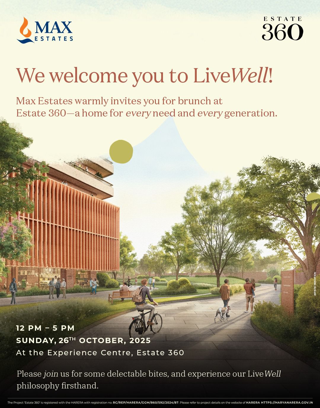 Join Us at Max Estates' Estate 360, 26th Oct, 2025 Update