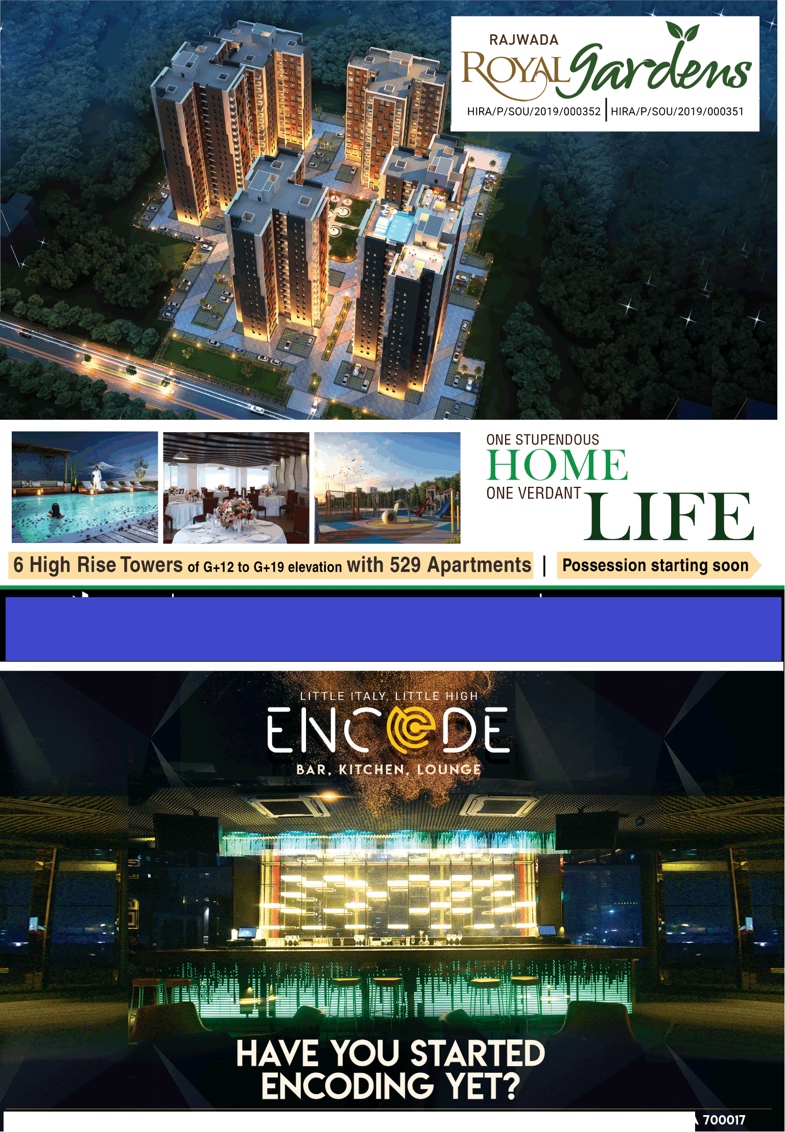 Possession staring soon at Rajwada Royal Gardens in Kolkata Update