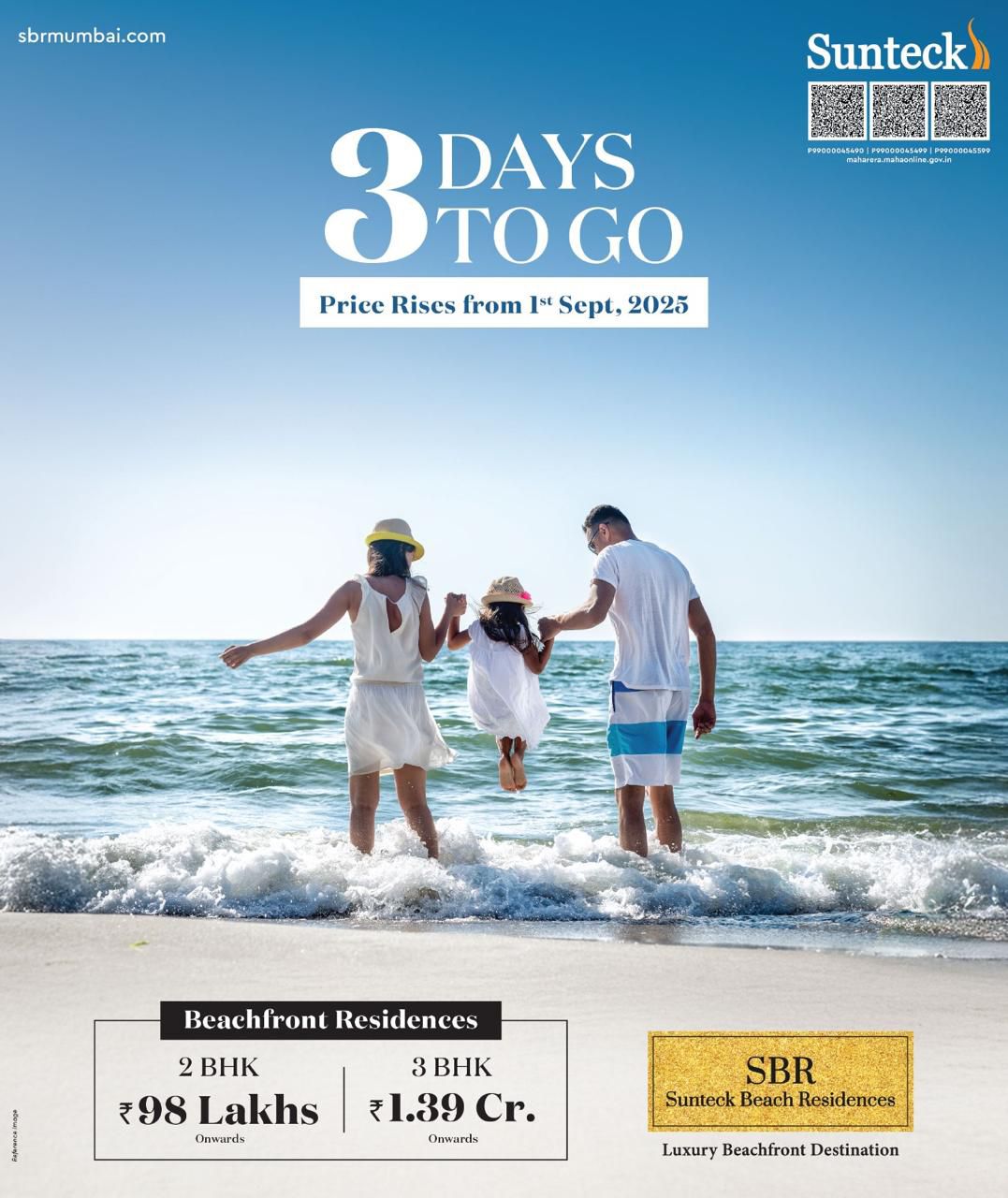 Experience Luxury at SBR Beachfront Residences, Mumbai - Price Rise from Sept 1, 2025 Update