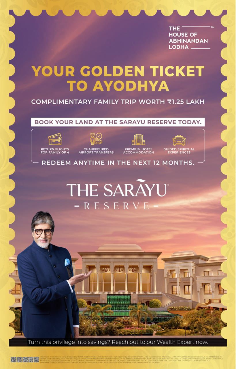 Explore The Sarayu Reserve by Abhinandan Lodha, Your Golden Ticket to Ayodhya! Update