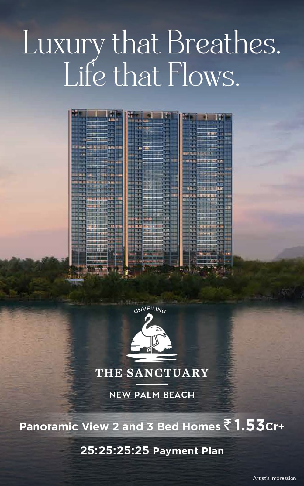 Discover Luxury Living at The Sanctuary, New Palm Beach from ₹1.53 Cr Update
