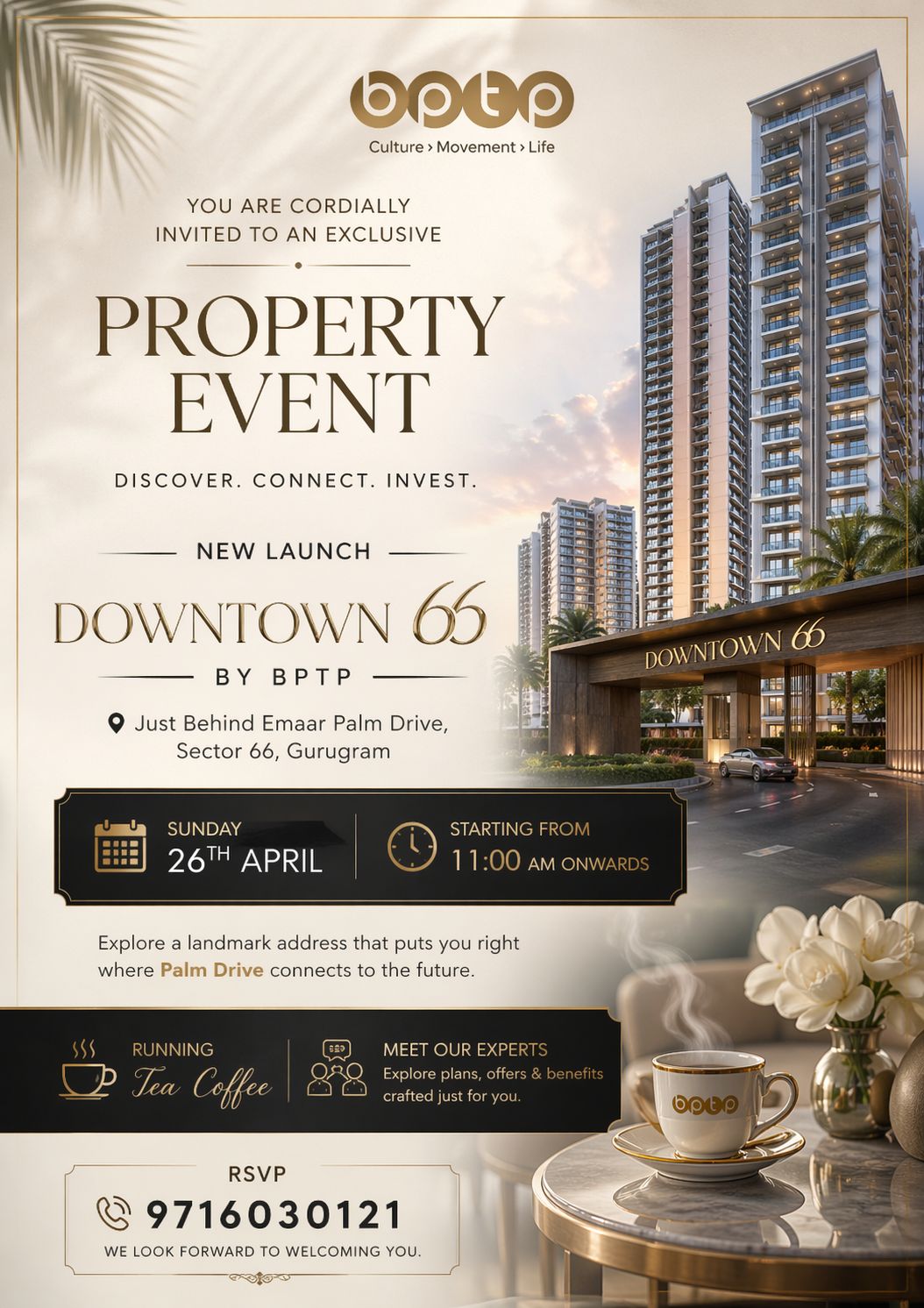 Join Our Exclusive Property Event! || Discover Downtown 66 by BPTP || New Launch Event in Gurugram Update