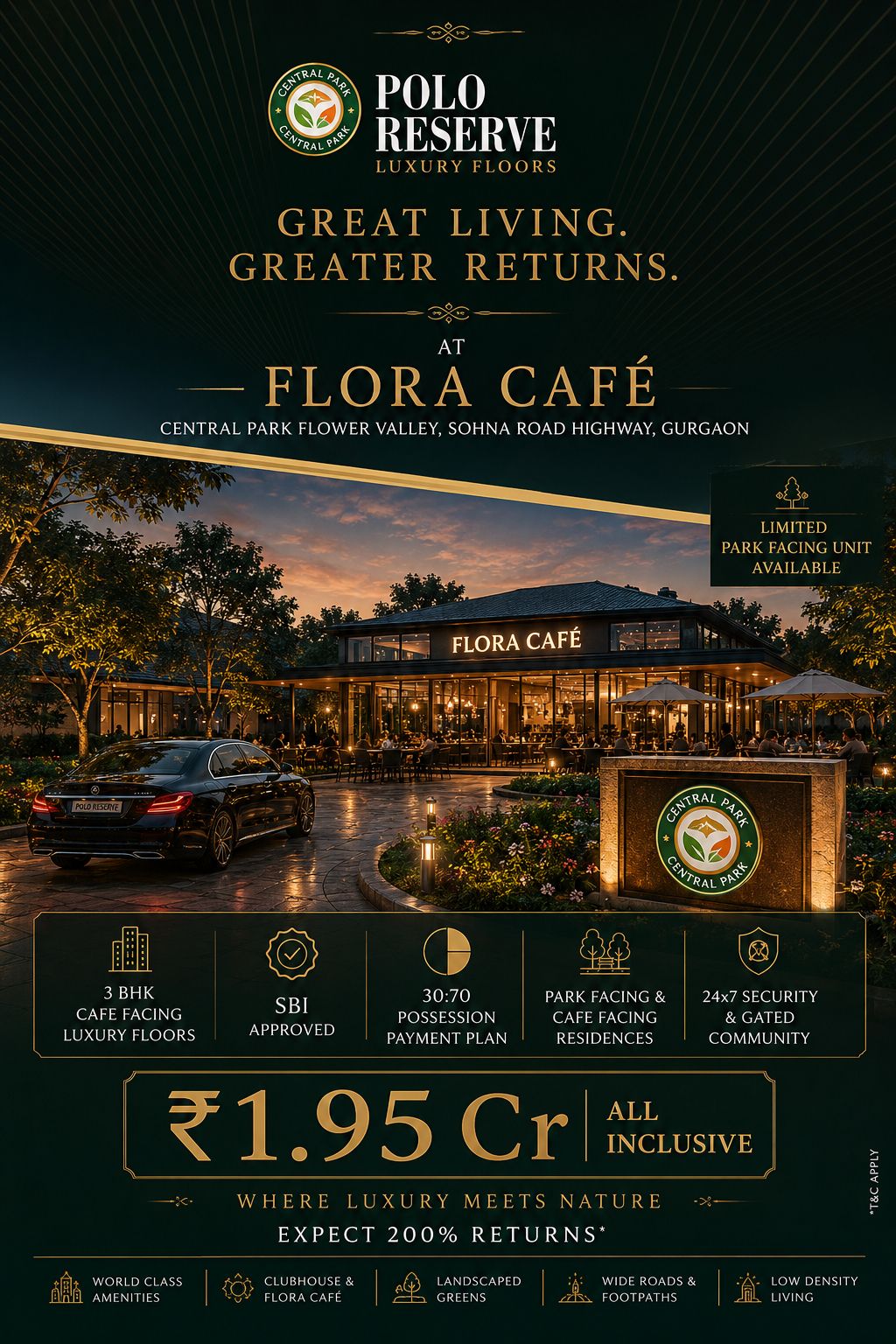 Explore Flora Café Now! || Discover Polo Reserve Luxury Floors || Secure Your Luxury Home Today! Update