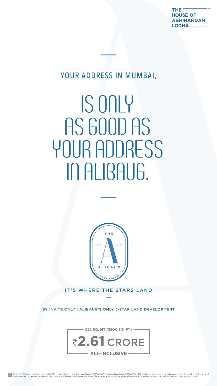 Experience Elite Living at The House of Abhinandan Lodha's "The A" in Alibaug Update