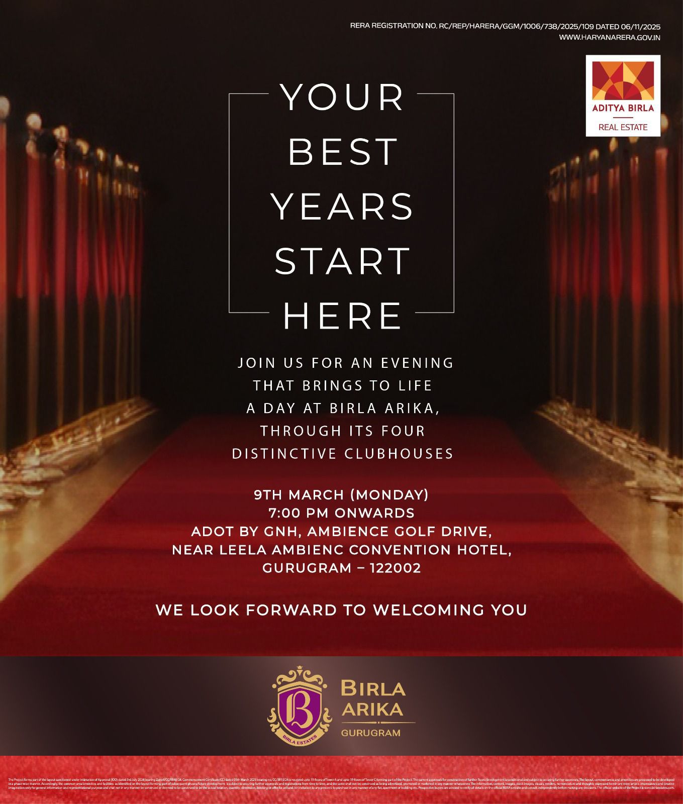 Join Us at Birla Arika || Grand Launch Event in Gurugram || Discover Luxury Living Update