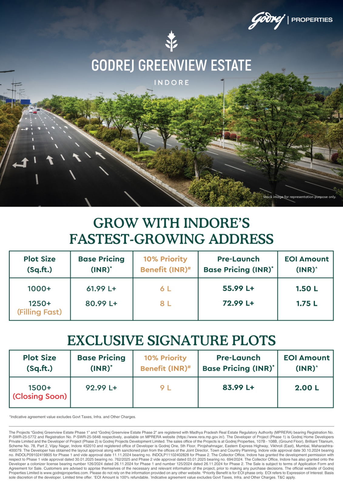 Discover Godrej Greenview Estate, Indore’s Premier Plots, Starting at 55.99 L, Limited Slots Update