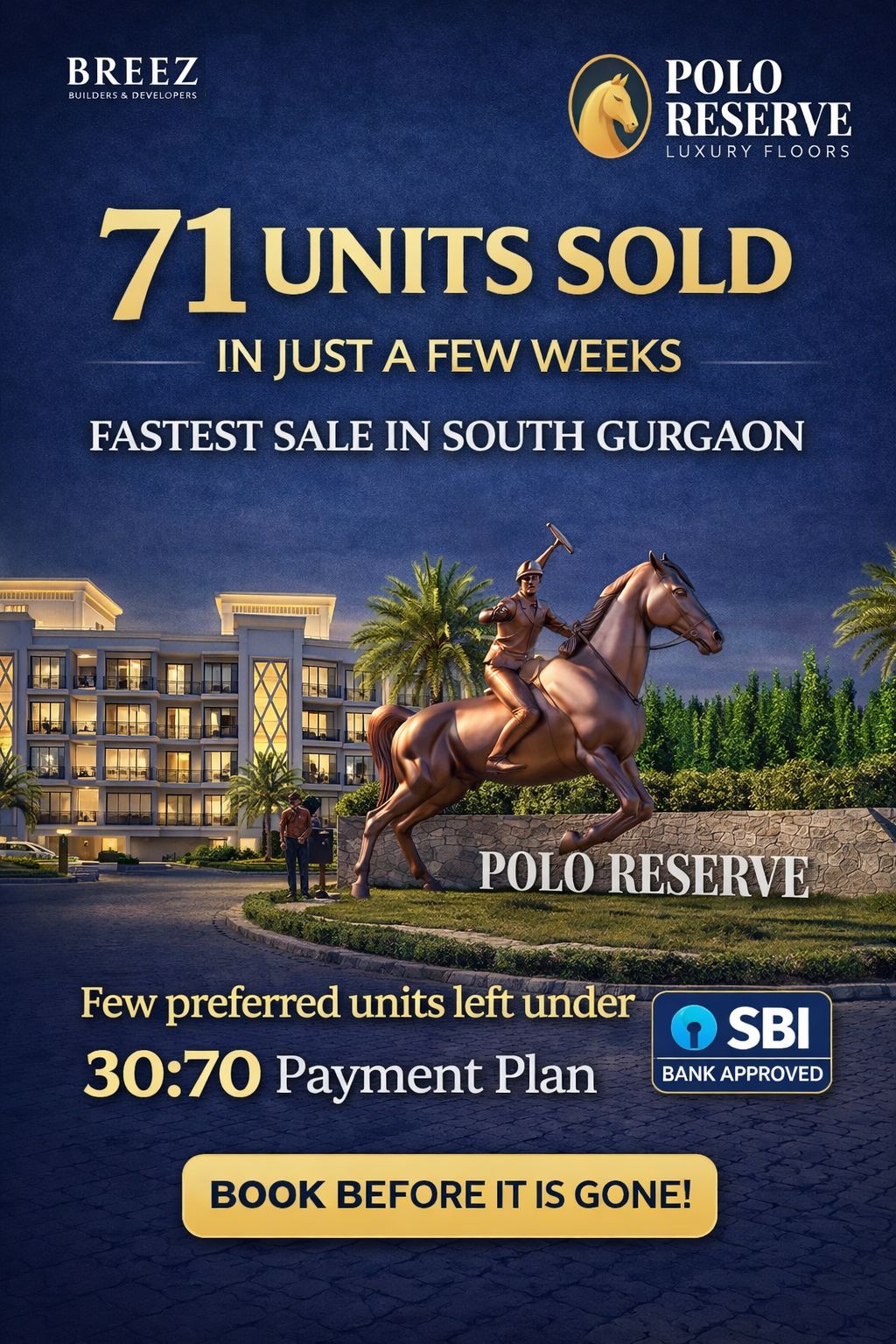 71 Units Sold at Polo Reserve || Fastest Sale in South Gurgaon || Limited Units on 30:70 Payment Plan Update