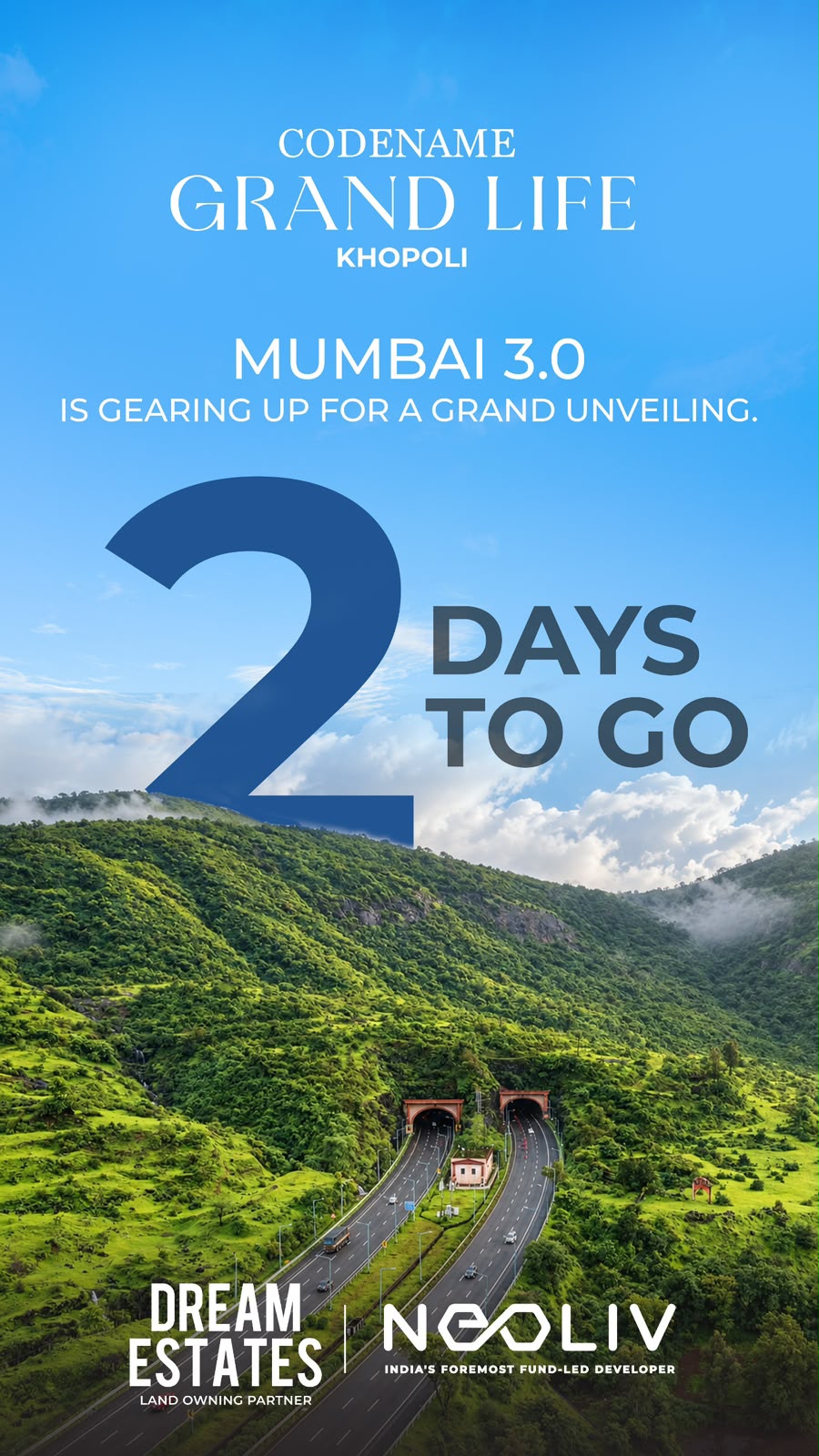 Join the Grand Unveiling for Codename Grand Life! || 2 Days Until We Reveal Khopoli's Gem! || Countdown to Mumbai 3.0's Big Day! photo 1