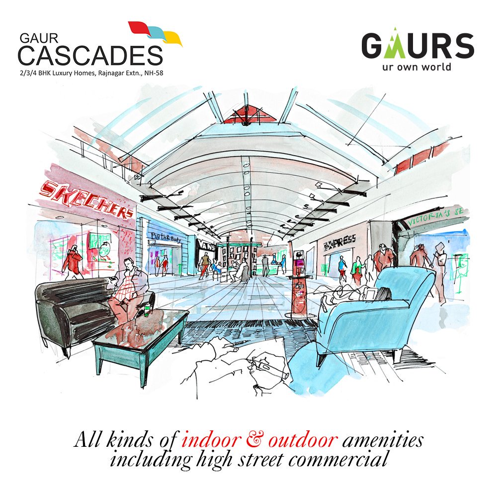 Key amenities available at Gaur Cascades Update