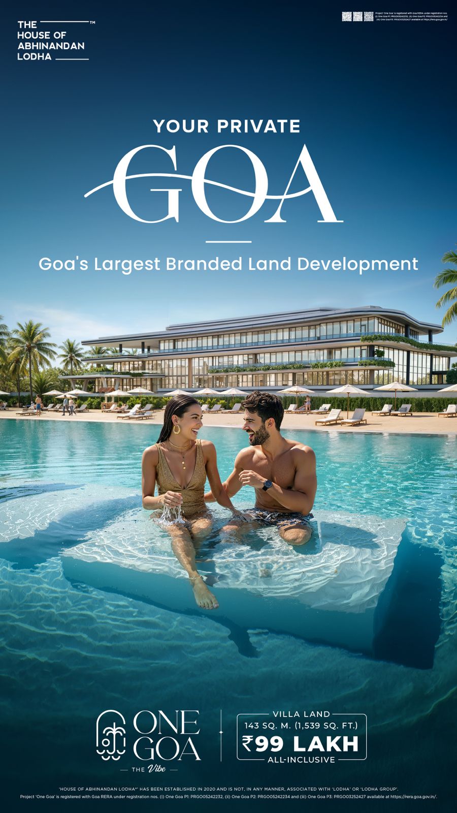 Discover Your Private Goa, The House of Abhinandan Lodha, One Goa, ₹99 Lakh, Goa Update