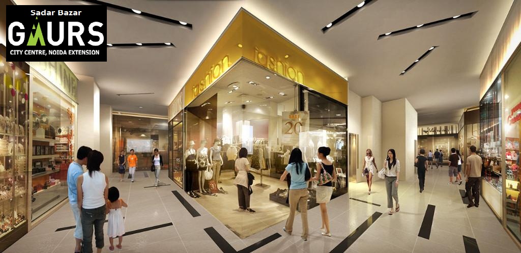 A new Bazar as Gaur Sadar Bazar is located at 1st floor of Gaur City Centre Update