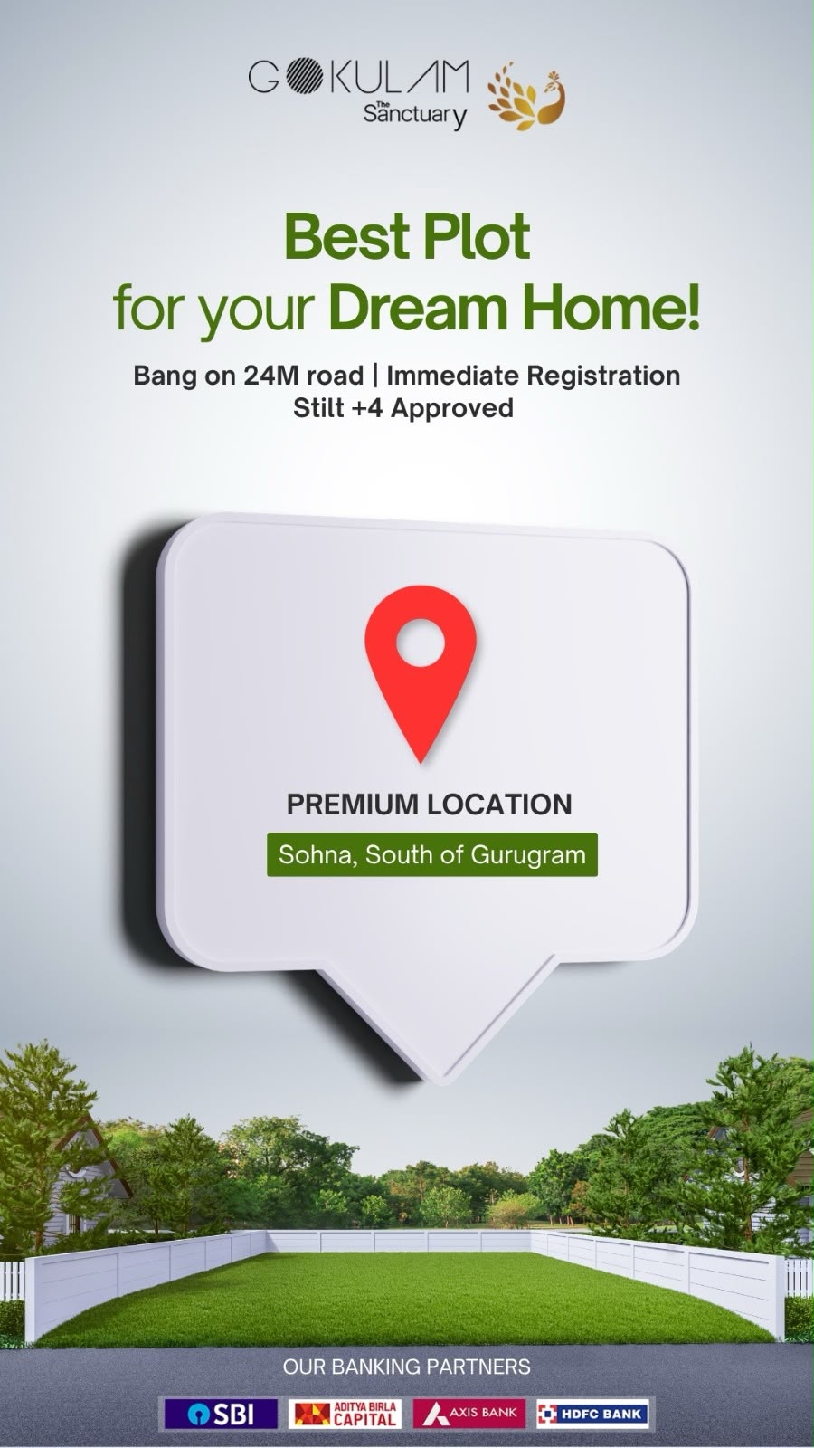 Secure Your Dream Home Plot with Gokulam! || Premium Plots Available at Gokulam Sanctuary! || Build Your Future Home in Sohna Now! Update