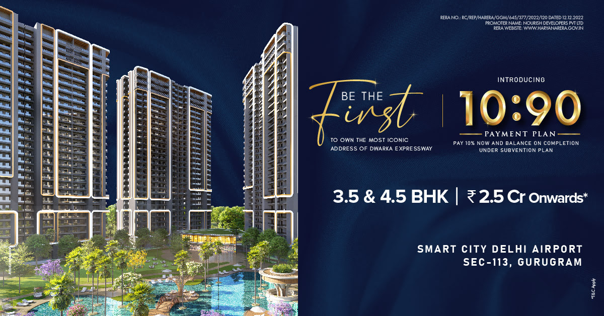 Pay 10% Now & Balance on Completion under subvention plan at Smartworld One DXP, Gurgaon Update
