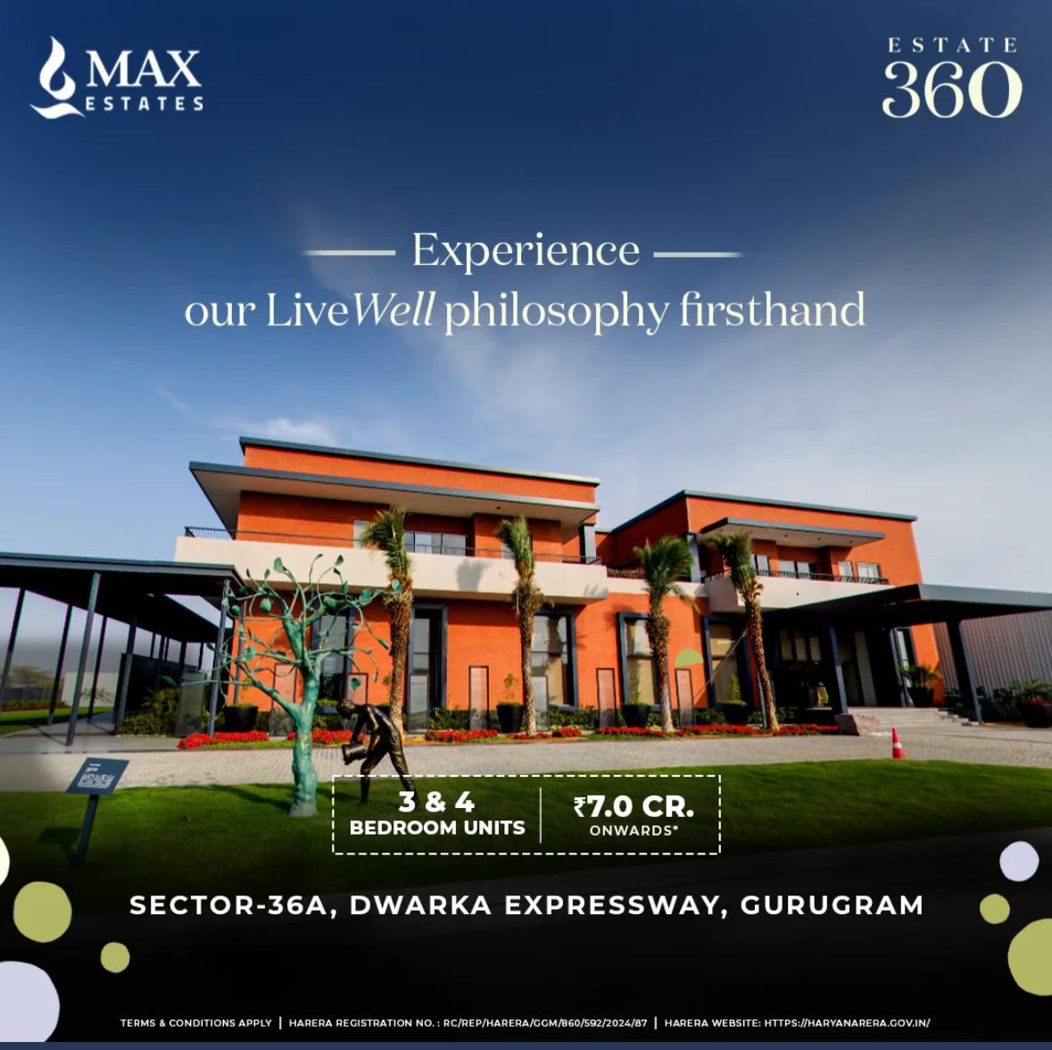 Discover Luxury at Estate 360 by Max Estates, Sector-36A, Dwarka Expressway Update