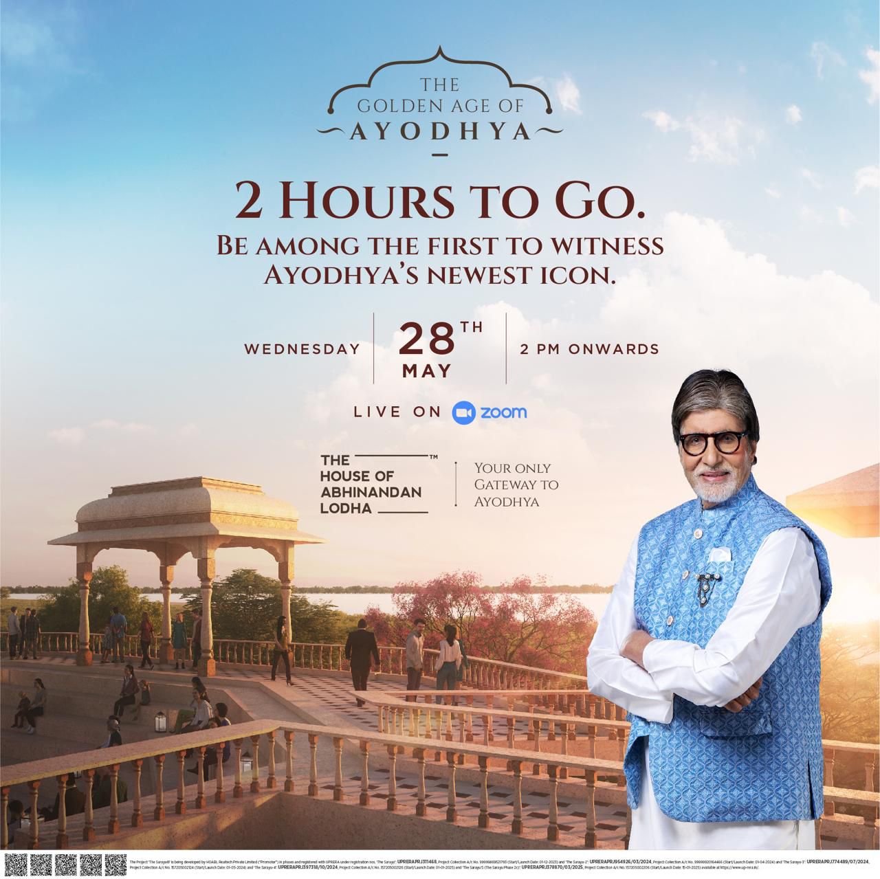 Witness the Iconic Launch of The Golden Age of Ayodhya by The House of Abhinandan Lodha, Live May 28th Update