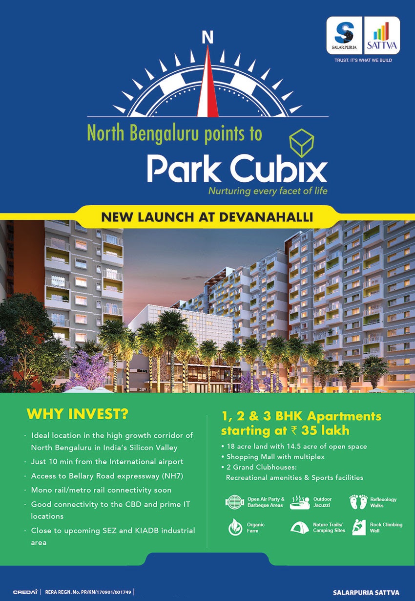 Salarpuria Sattva Park Cubix - Nurturing every facet of life in Bangalore Update