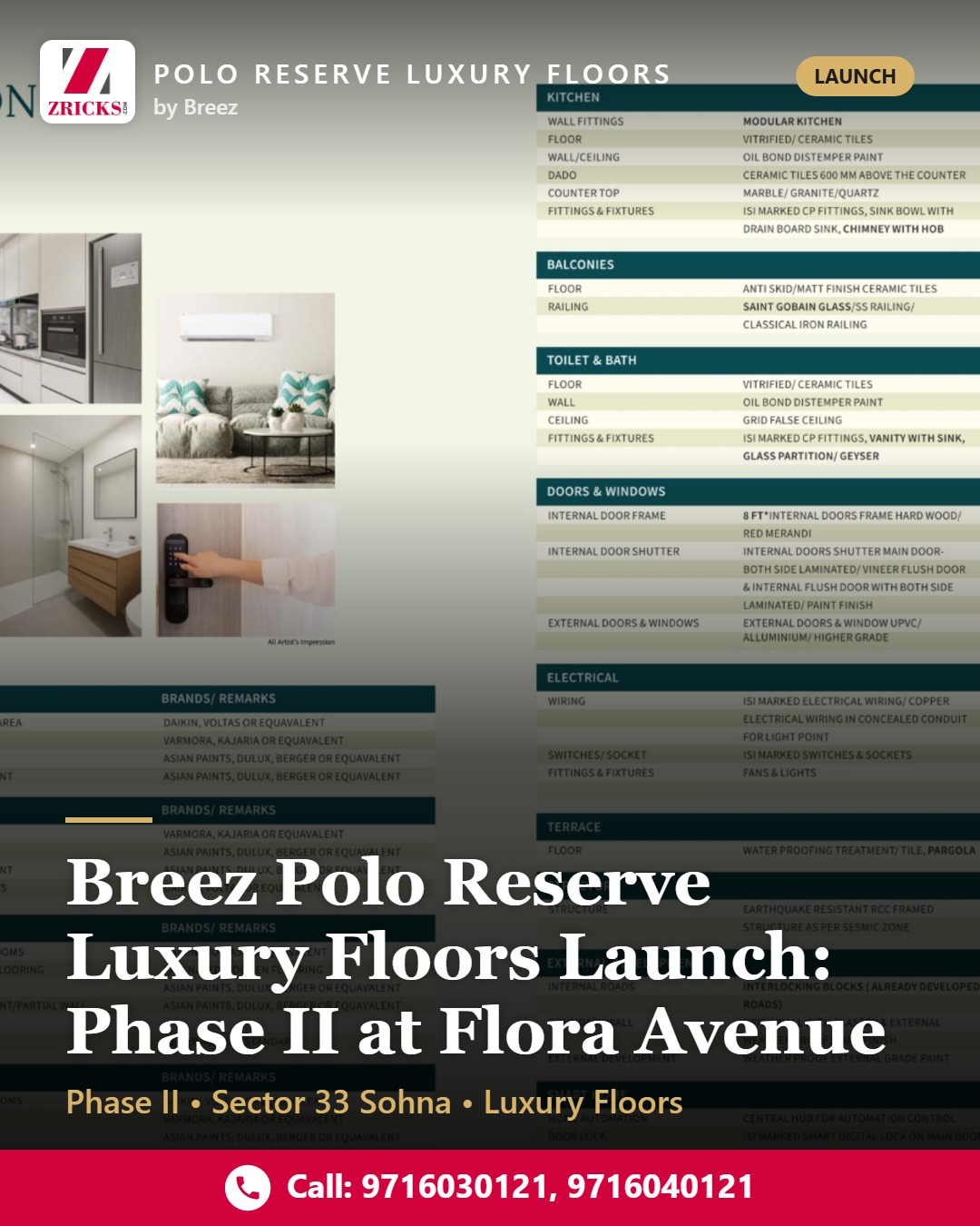Breez Polo Reserve Luxury Floors Launch: Phase II at Flora Avenue Update