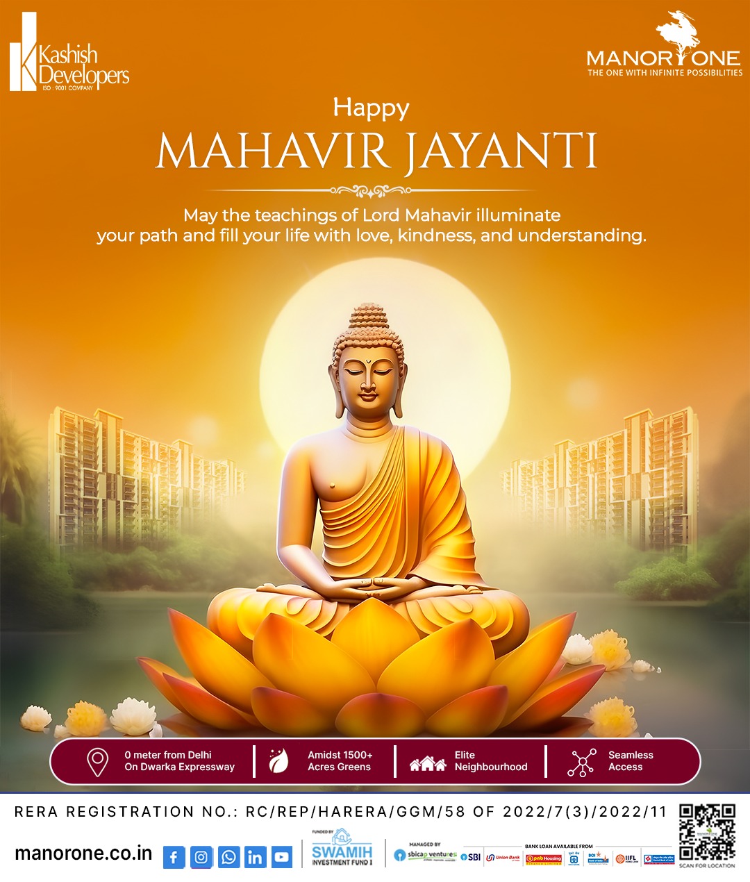 Discover Luxury Living at Manor One by Kashish Developers on Dwarka Expressway Update