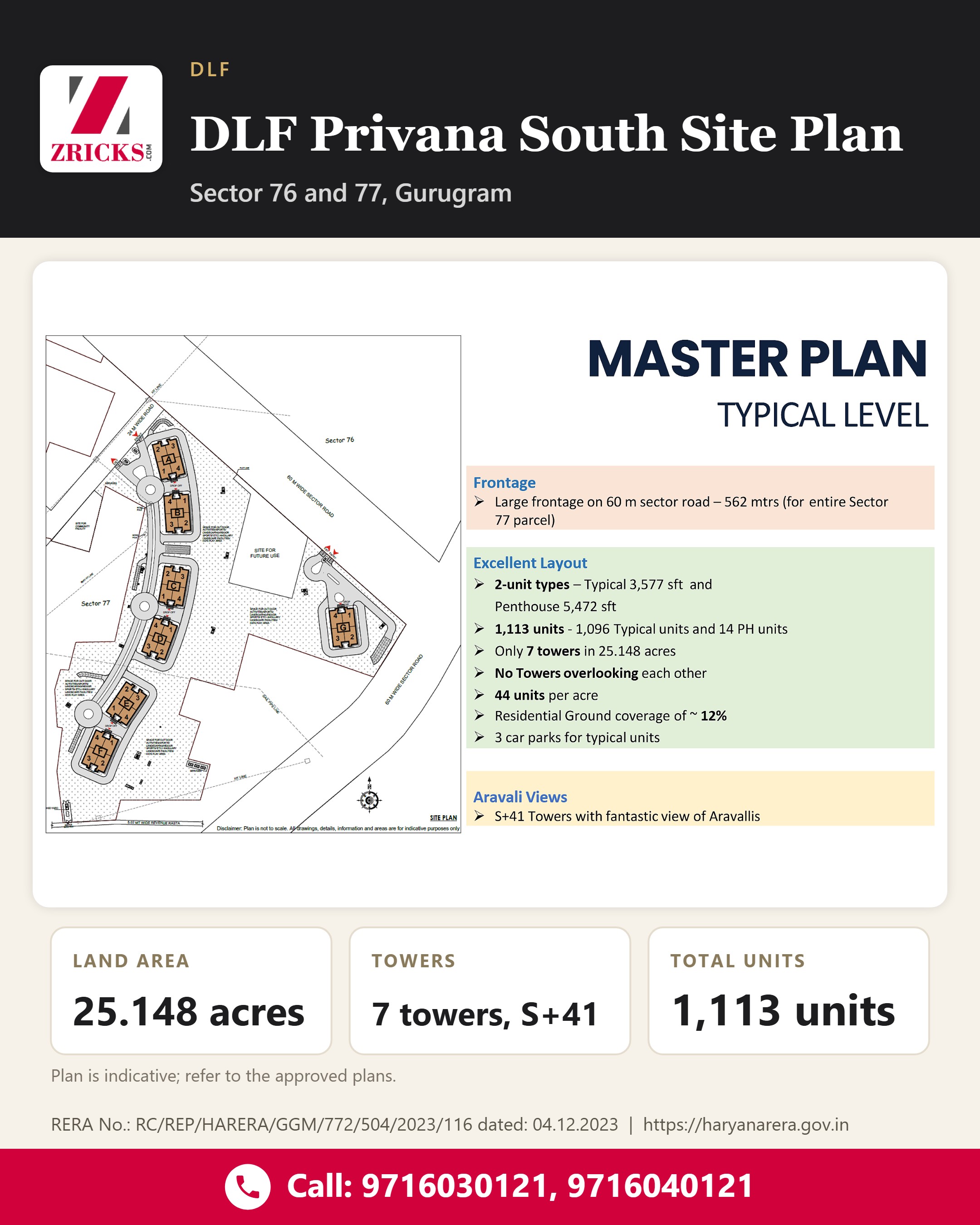 DLF Privana South Site Plan: A 7-Tower Green Setting photo 1