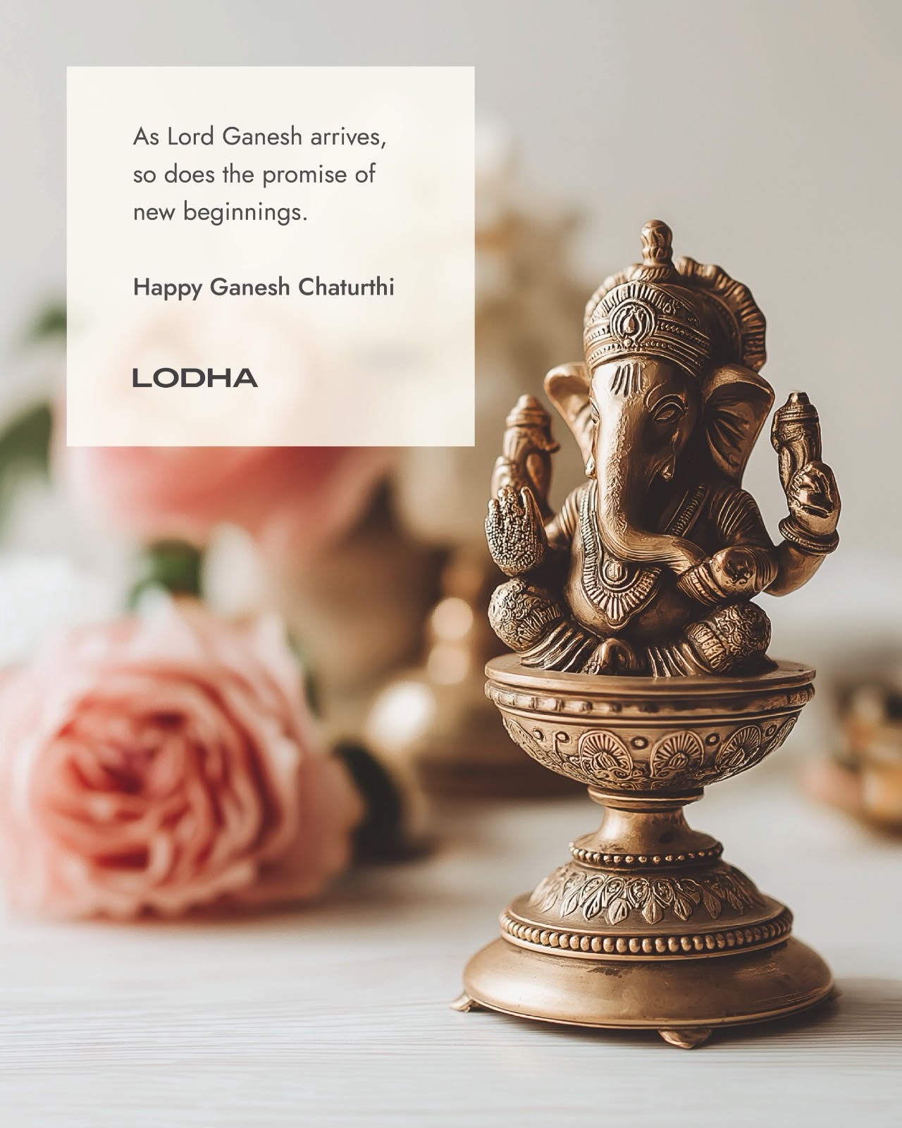 Celebrate Ganesh Chaturthi with Lodha || New Beginnings with Lodha || Happy Ganesh Chaturthi from Lodha Update