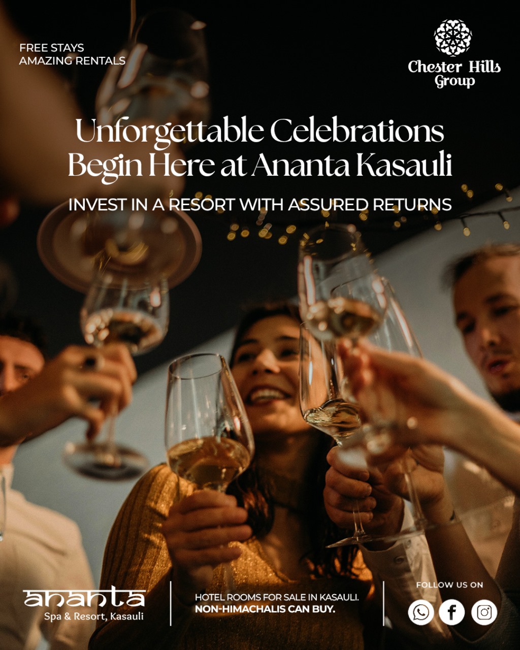 Invest in Luxurious Ananta Kasauli Resort by Chester Hills Group Update