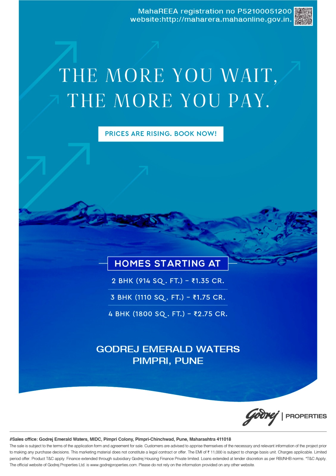 Godrej Emerald Waters, Pimpri, Pune - Homes Starting at ₹1.35 Cr Update