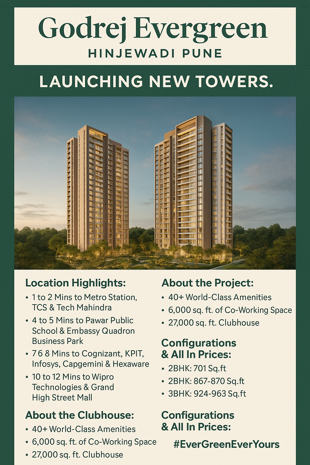 Explore Luxurious Living at Godrej Evergreen, Hinjewadi, Pune Update