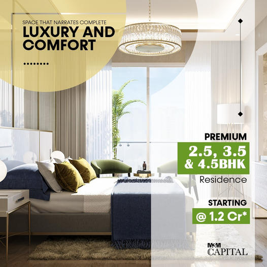 Premium 2.5 & 3.5 BHK residences Rs 1.2 Cr. at M3M Capital in Sector 113, Gurgaon Update