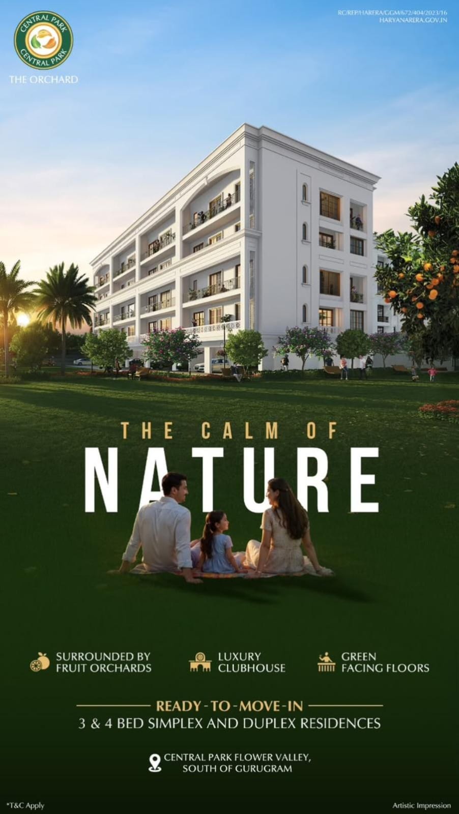 Experience 'The Calm of Nature' at Central Park The Orchard || Ready-to-Move-In: Central Park Flower Valley, Gurugram || Discover Luxury Living at The Orchard, Gurugram Update