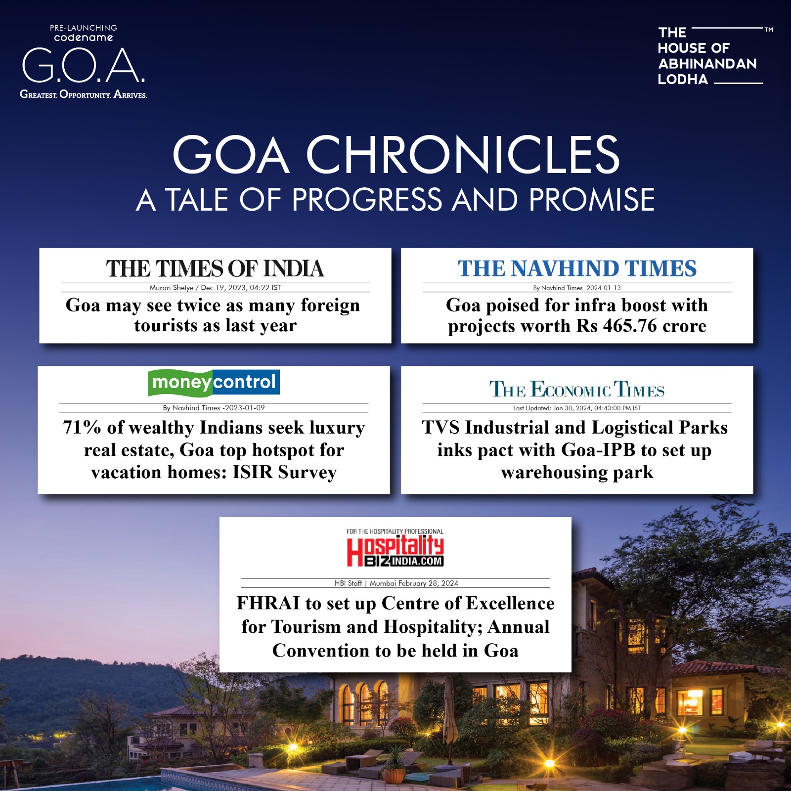 Abhinandan Lodha's G.O.A.: Unveiling the Future of Luxury Living in Goa Update