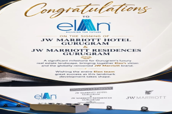 Celebrate Elan and JW Marriott's Landmark Signing! || Elan Partners with JW Marriott in Gurugram || Discover Luxury at JW Marriott Residences, Gurugram